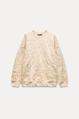 CRINKLED SWEATSHIRT - Zara фото 6