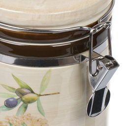 Банка для сыпучих продуктов, доломит, 0.55 л, с крышкой, , Левадия (419411) /DANIKS/  фото 4