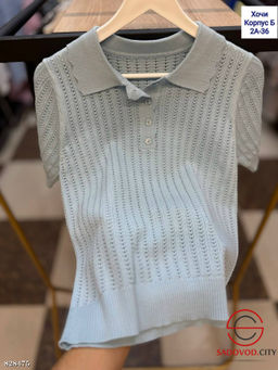 Футболка поло однотонная