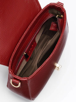 Женская кожаная сумка Richet 3292LG 977 Красный