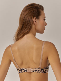 Бюстгальтер T-Shirt жен. Sirius черный принт