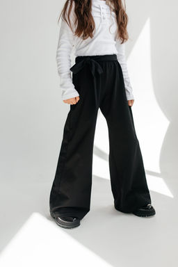 Брюки Ефросинья, цвет Черный, состав 74% х/б, 20% пэ, 6%лайкра - 5+ фото 3