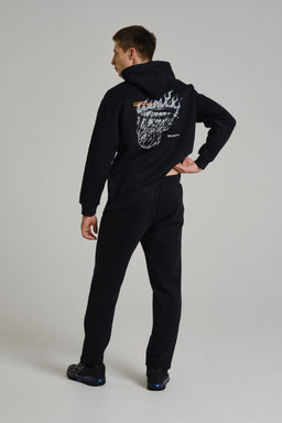 Брюки трикотажные утепленные Черный - Anta фото 4