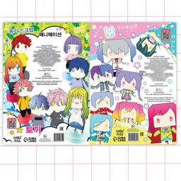 Набор бумажных фигурок Аниме, А4, 2 шт. по 36 стр. - Буква-ленд фото 5