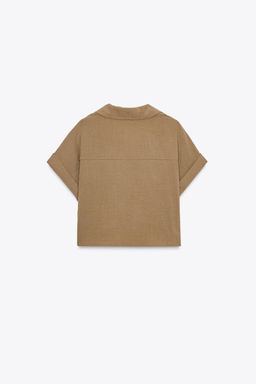 CROSSOVER SHORT SHIRT - Zara фото 4