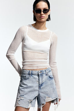 Vaquero corto Regular - H&m фото 2