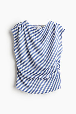 Top drapeado de saten - H&m фото 7