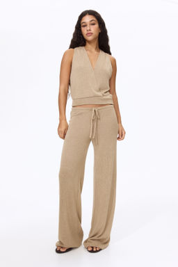 Pantal?n de punto con cord?n de ajuste - H&m фото 4