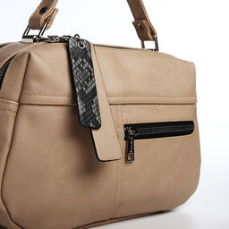 Сумка-саквояж на молнии, цвет бежевый - Simaland фото 6