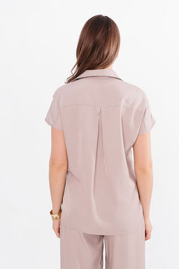 NOBBY, Блузка из вискозы 0011-104/2 (бежевый)  фото 5