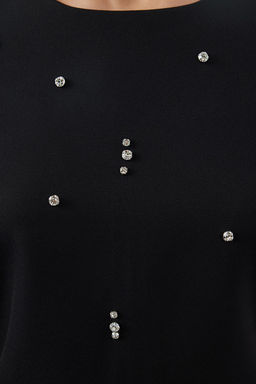 TRENDYOLMILLA Yesil Shift/Duz Kal?p Tas Islemeli Mini Dokuma Elbise TWOAW25EL00268  фото 4