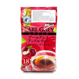 Чай чёрный c ароматом яблока в пирамидках Эрл Грей Avance, Япония, 28,8 г (18 пакетиков по 1,6 г) Акция