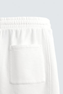 BERMUDA JOGGER B?SICA LAVADA / Blanco - Zara фото 9