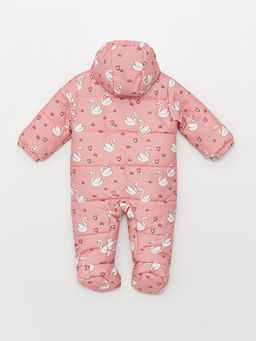 Kap??onlu Uzun Kollu Bask?l? K?z Bebek Astronot Mont - Waikiki фото 2