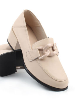 06-M27-35 BEIGE Туфли женские (натуральная кожа)