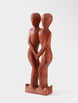Сувенир Пара Танец, 30?12?4.5 см, дерево, коричневый