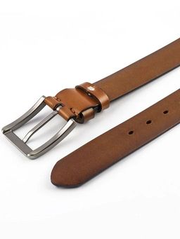 Мужской кожаный ремень Dierhoff ДРК 3056/4-40 Св-Коричневый