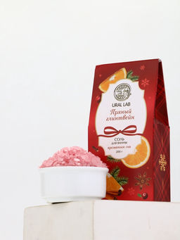 Цена за 2 шт. Соль для ванны, аромат пряный глинтвейн, 200 г, URAL LAB