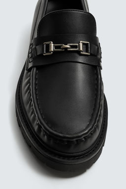 LOAFERS WITH METAL APPLIQU_ - Zara фото 8