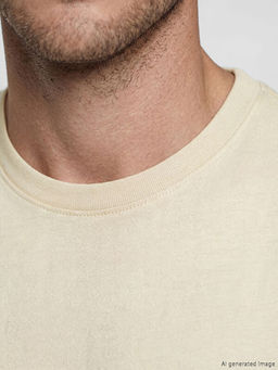 Bisiklet Yaka Penye Erkek Ti??rt