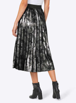 Юбка с рисунком, черная - Heine фото 3