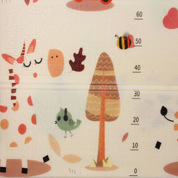 Коврик игровой 150*180*0,8 см Звери