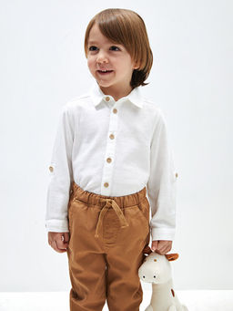 Uzun Kollu Basic Erkek Bebek G?mlek