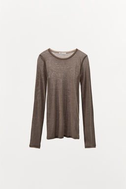 LONG SLEEVE T-SHIRT - Zara фото 6