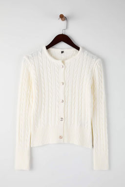 Lacivert-Ekru 2li Fitted/Vucuda Oturan Ikili Paket Triko H?rka TWOAW26HI00218