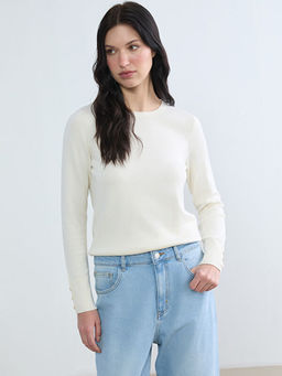 Bisiklet Yaka Kad?n Triko Kazak