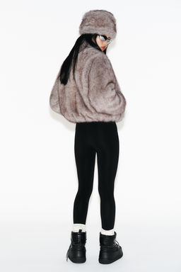 SHORT COAT WITH FAUX FUR HOOD HEIQ XREFLEX TECHNOLOGY SKI COLLECTION - Zara фото 20