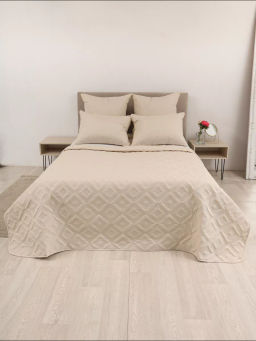 -70% Покрывало ВиФтекс Grand POKVIFG02 ( Цв. Кремовый) 2 спальный фото 2