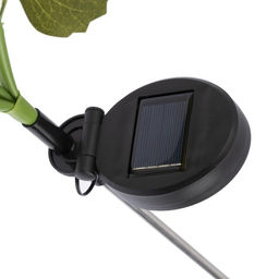 Цена за 2 шт. Садовый светильник Подсолнухи, уличный, на солнечной батарее, 70 см, 30 LED, свечение тёплое белое - Luazon lighting фото 4