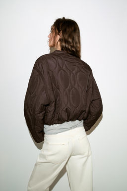 CAZADORA CORTA ACOLCHADA / Marr?n - Zara фото 5