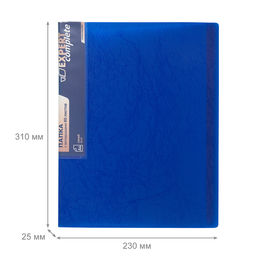 Expert Complete Premier Папка с вкладышами 80 л. A4 700 мкм 25 мм волокно 4 шт. синий new EC211930002