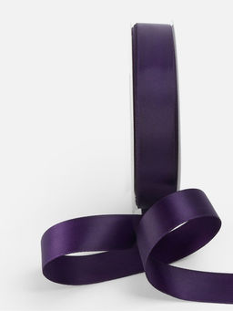 Лента атласная TEIRA, двухсторонняя, 20 мм, 25±1 м, фиолетовая №476