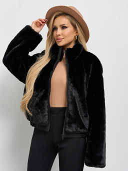 JETTY Бомбер из искусственного меха  фото 10