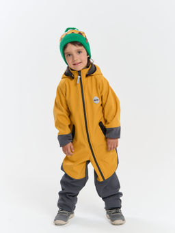 Комбинезон Softshell демисезонный Горчица - Bungly фото 3
