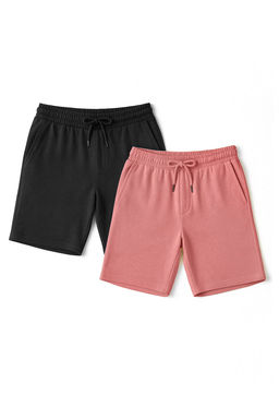 Siyah-Gul Kurusu Basic Regular/Normal Kesim Duz 2li Paket Sort TMNSS21SR0095