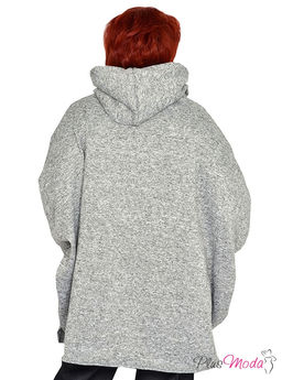 Жакет-пончо Модель №1598 размеры 44-84 - Plusmoda фото 5