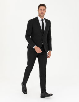 Antrasit Extra Slim Fit Tak_m Elbise