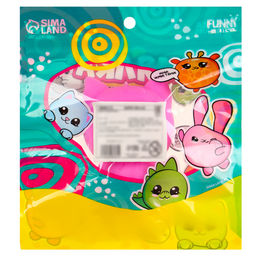 Антистресс сквиш мялка Funny toys «Котик», с пастой, в пакете