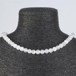 Бусы из Селенита шарик (Марокко)