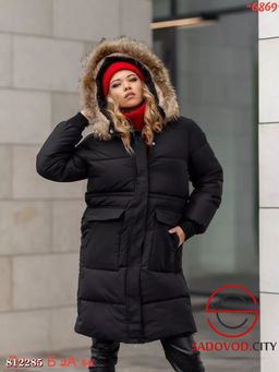 Куртка женская для зимы с капюшоном - Bruno фото 3