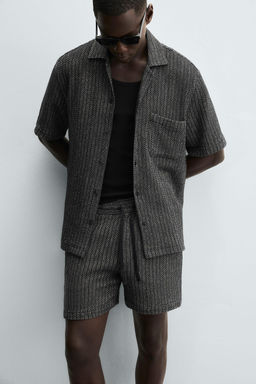TEXTURED JACQUARD SHIRT - Zara фото 5