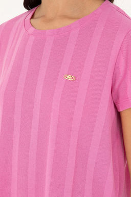 U. S. Polo Assn / Женская фиолетовая футболка - U.s. polo assn фото 7