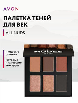 Палетка теней для век All Nudes