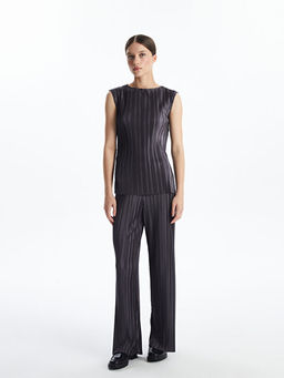 Bisiklet Yaka Dokulu Kad?n Bluz