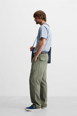 STRIPED JACQUARD T-SHIRT - Zara фото 4