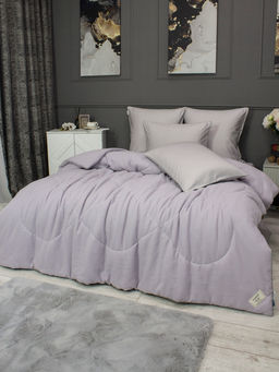 Muslin & Satin Solid color (лаванда жемчуг) комплект - Kazanov.a. фото 2